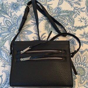 Kenneth Cole Reaction Black Crossbody Bag with Adjustable Leather Strap